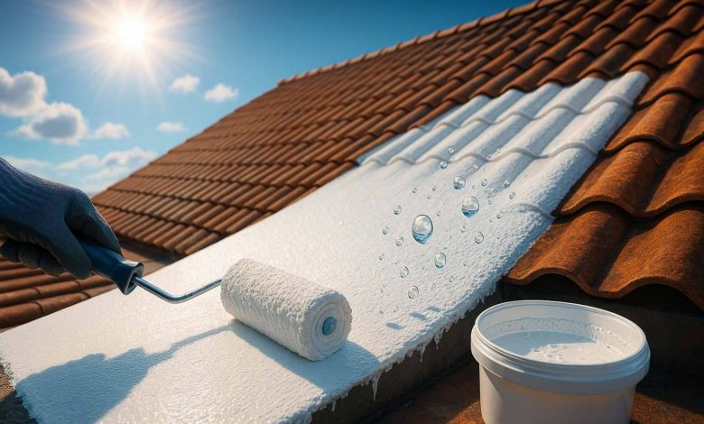 رنگ سقف جادویی تقریباً کل نور خورشید را بازتاب میدهد و همزمان آب تولید میکند