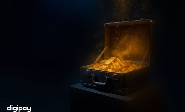 سرمایه‌گذاری طلا و دریافت اعتبار خرید در سرویس جدید دیجی‌پی