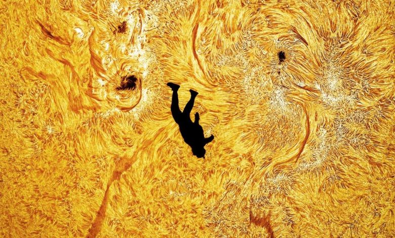 سقوط ایکاروس: ثبت تصویر بینظیر یک چترباز درمقابل سطح خورشید