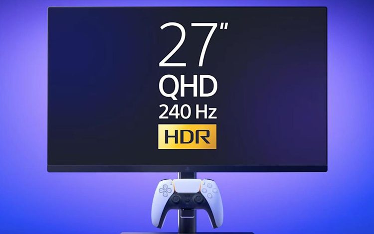 سونی از مانیتور ۲۴۰ هرتزی پلیاستیشن با قلاب شارژ DualSense رونمایی کرد