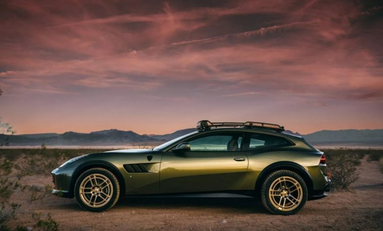 سوپراسپرتی برای خارج جادهها؛ فراری GTC4 لوسو به شاسیبلند آفرودی تبدیل شد