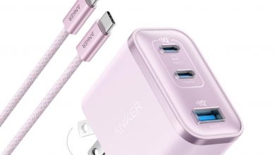 شارژر صورتی انکر برای علاقه‌مندان به لوازم جانبی خوش‌رنگ رونمایی شد