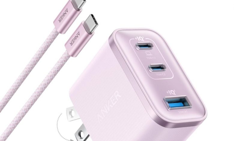 شارژر صورتی انکر برای علاقه‌مندان به لوازم جانبی خوش‌رنگ رونمایی شد