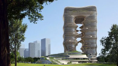 شاهکار جدید معماری زاها حدید در چین؛ ساختمانی مواج که گویی از آینده آمده است