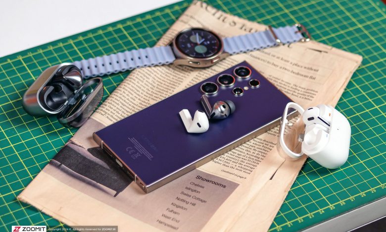 طراحی گلکسی بادز ۴ پرو لو رفت؛ هندزفری ۲۰۲۵ سامسونگ