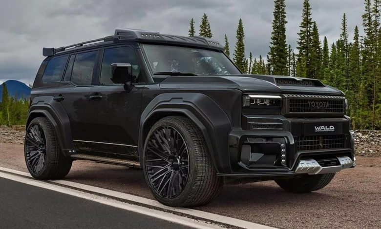 مدل سفارشی لندکروزر با طراحی تهاجمی و نفسگیر رونمایی شد