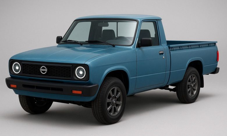 نیسان آبی ۱۴۰۴؛ وانت پرفروش با جادوی AI بازطراحی شد