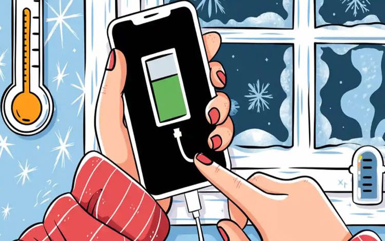 چرا باتری گوشی در زمستان سریع‌تر خالی می‌شود؟