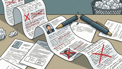 ۷ اشتباه رایج در رزومه‌ نویسی که شانس استخدام شما را کاهش می‌دهد