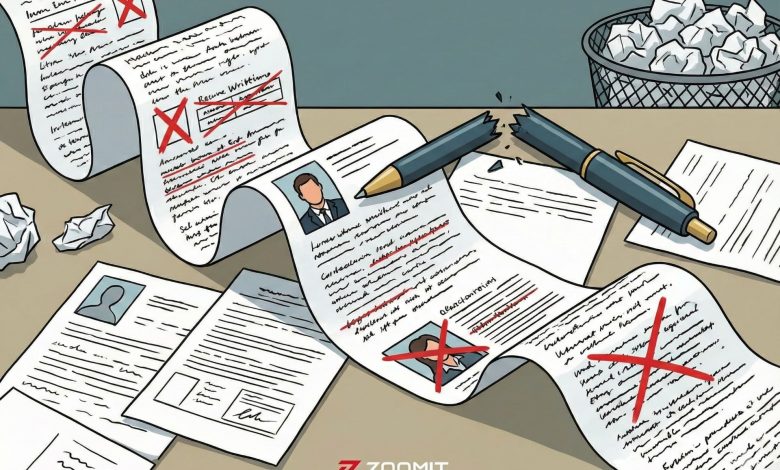 ۷ اشتباه رایج در رزومه نویسی که شانس استخدام شما را کاهش میدهد