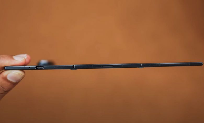 اولین ویدیو نگاه نزدیک به گلکسی زد ترای‌فولد، گوشی جدید سامسونگ