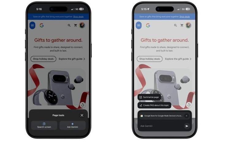جمینای در کروم iOS آمد: هوش مصنوعی گوگل حالا در جیب شماست!