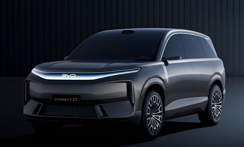 شاسی‌بلند لوکس BYD با سیستم فرمان‌پذیری چرخ عقب رؤیت شد