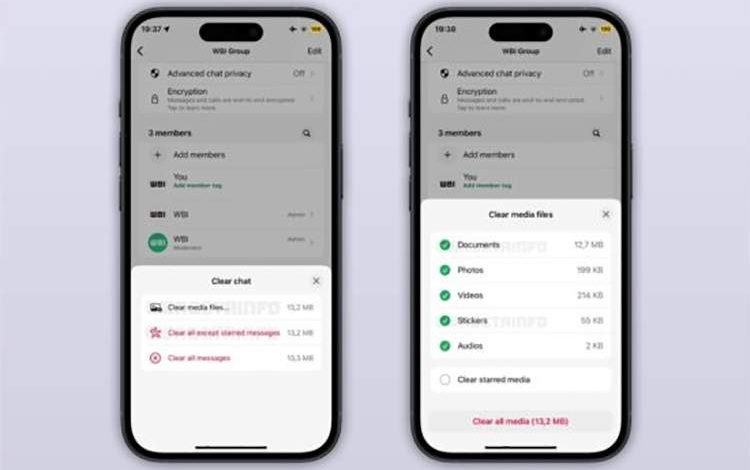 قابلیت جدید واتس‌اپ برای آیفون؛ پاک‌سازی چت‌ها هوشمندتر شد