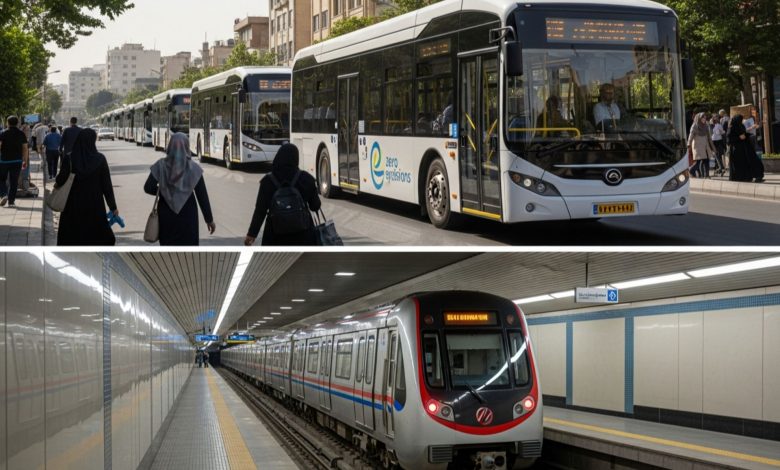 قطار مترو و اتوبوس‌های جدید در راه تهران؛ ناوگان حمل‌ونقل پایتخت نونوار می‌شود