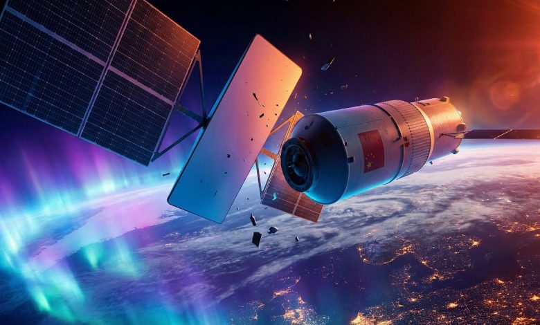 مدار زمین در آستانه فاجعه؛ یک ماهواره استارلینک از برخورد با فضاپیمای چینی گریخت