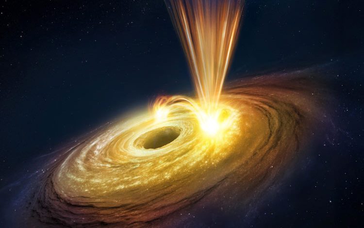 مشاهده بادهای فوق‌سریع سیاه‌چاله‌های غول‌پیکر که با سرعت نزدیک به نور حرکت می‌کنند