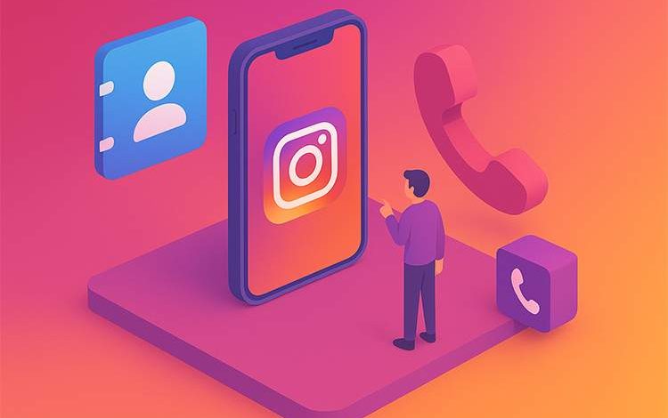 نحوه پیدا کردن افراد در اینستاگرام با شماره تلفن
