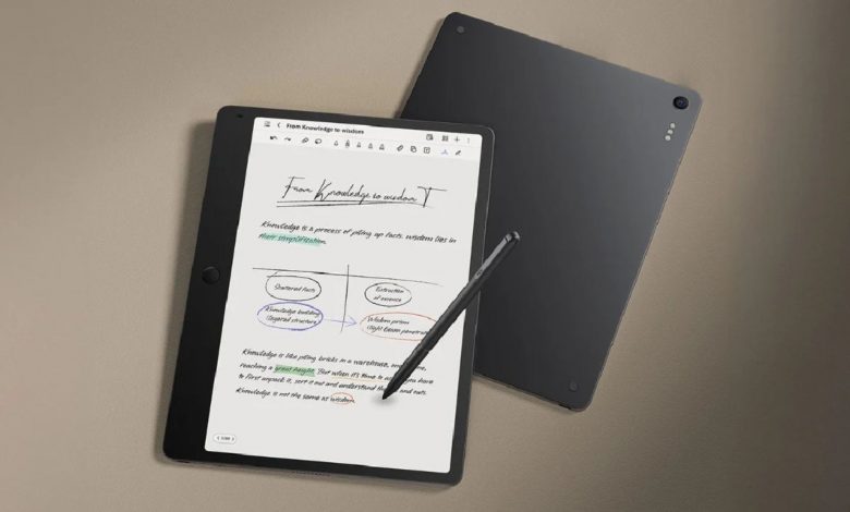 نمایشگر این تبلت بهطرز اعجابانگیزی شبیه کاغذ است