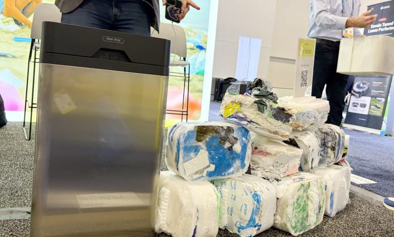 تبدیل کیسه زباله به آجر؛ دستگاه عجیب «کلیر دراپ» معرفی شد