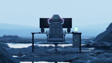 صندلی گیمینگ جدید ریزر، نورپردازی LED دارد و به اسپیکر مجهز است