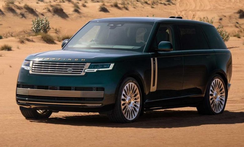 رنج‌روور با ۲ قبضه تفنگ شکاری، خودرویی عجیب برای بازار خاورمیانه!