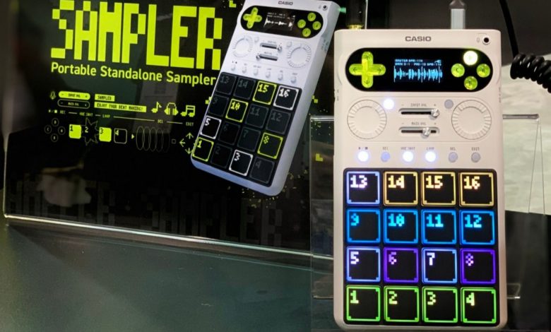 ساعت مچی نه، کاسیو اینبار سراغ سمپلر موسیقی رفته است